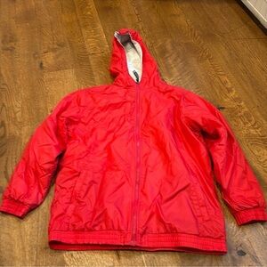 Charles River Girls Rain Jacket Red Size XL